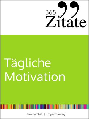 cover image of 365 Zitate für tägliche Motivation